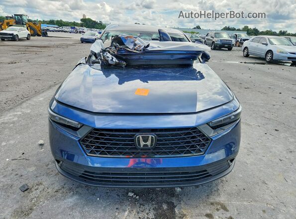 1HGCY1F42SA041492 2025 HONDA ACCORD Blue Вид ззаду