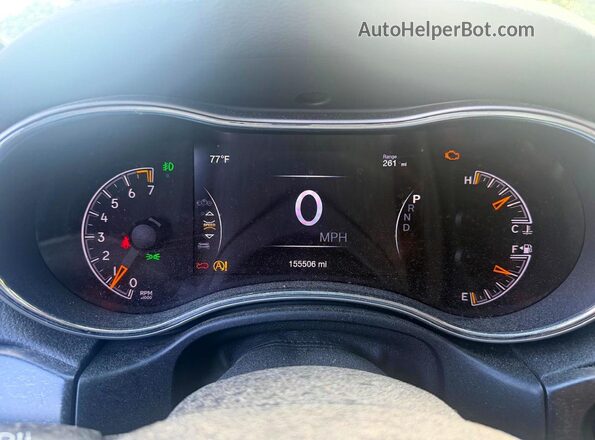 1C4RJFAG5JC203176 2018 JEEP GRAND Burgundy Dashboard view