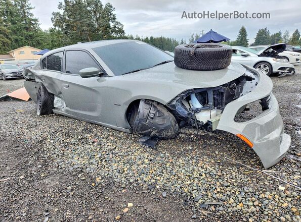 2C3CDXCT1HH595954 2017 DODGE CHARGER Gray Դիմացի տեսք