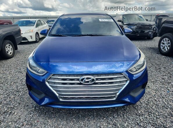 3KPC24A39KE046394 2019 HYUNDAI ACCENT Blue Widok z tyłu