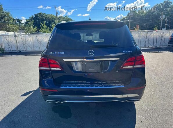 4JGDA5HB8JB044198 2018 MERCEDES-BENZ GLE Blue Widok z tyłu
