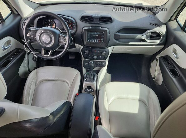 ZACNJBD19LPL89542 2020 JEEP RENEGADE White Vista del cuadro de instrumentos