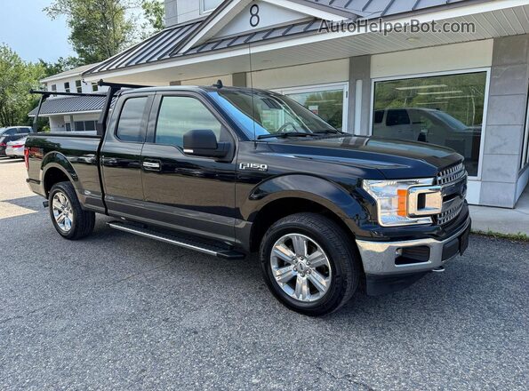 1FTEX1EP9LKE17445 2020 FORD F150 Black უკანა მარცხენა