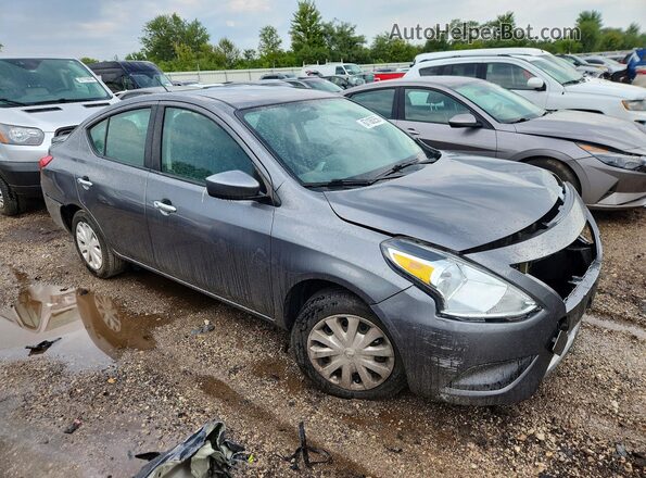 3N1CN7AP7JL814110 2018 NISSAN VERSA Gray Vista frontal