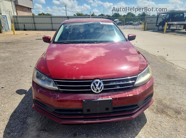 3VW2B7AJ1HM247410 2017 VOLKSWAGEN JETTA Maroon Vista trasera