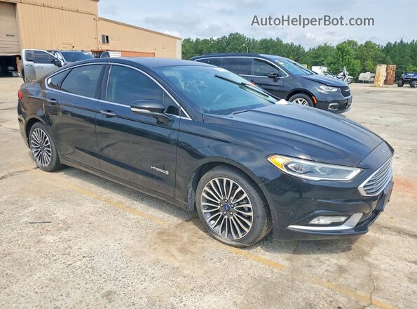 3FA6P0RU2JR102774 2018 FORD FUSION Black Դիմացի տեսք