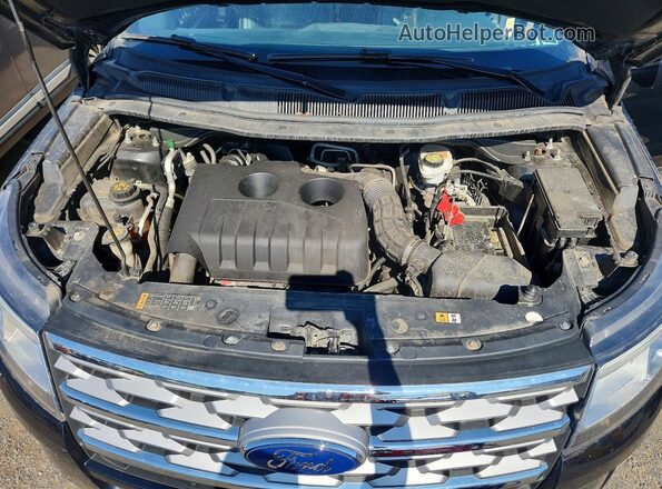 1FM5K8FH8JGB98309 2018 FORD EXPLORER Black VIN კოდის სტიკერის ხედი
