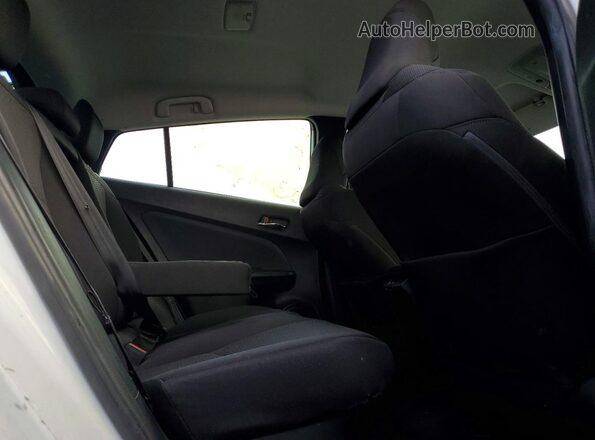 JTDL9MFU6M3030497 2021 TOYOTA PRIUS Белый Вид задних сидений