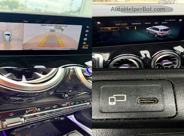W1N4M4GB5MW107478 2021 MERCEDES-BENZ GLB-CLASS Black Widok naklejki z numerem VIN