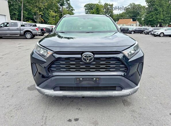 JTMF1RFV2KD047590 2019 TOYOTA RAV4 Black უკანა ხედი