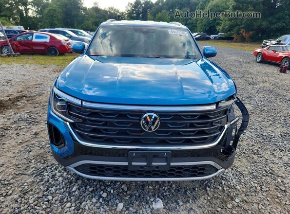 1V2HE2CA2RC234378 2024 VOLKSWAGEN ATLAS Blue Vista trasera