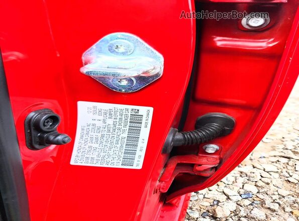 2HGFC2F85MH533782 2021 HONDA CIVIC Red VIN sticker view
