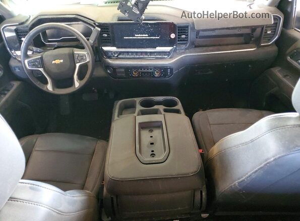 2GC1KNEY1S1228168 2025 CHEVROLET SILVERADO White ხელსაწყოთა პანელის ხედი