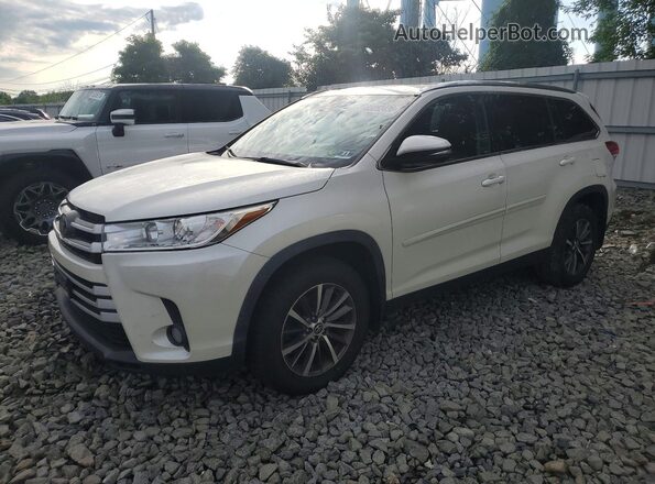 5TDJZRFHXKS603985 2019 TOYOTA HIGHLANDER Белый Задняя левая четверть