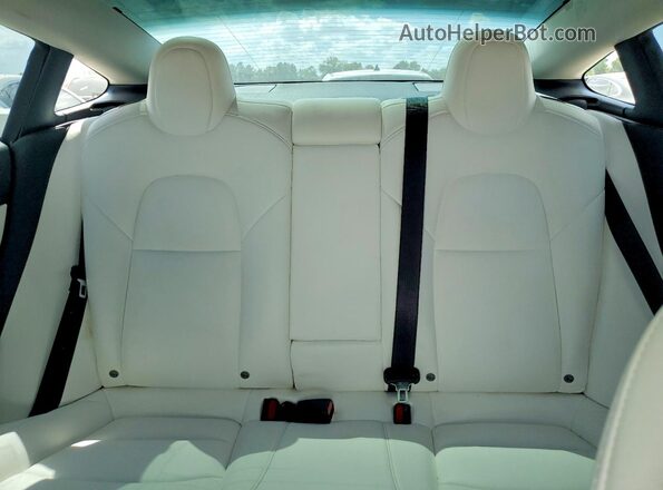 5YJ3E1EA5MF853720 2021 TESLA MODEL 3 Белый Вид задней части салона