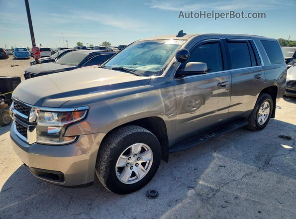 1GNSKDEC1JR221480 2018 CHEVROLET TAHOE Gray Задня ліва чверть
