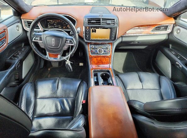 1LN6L9BC7H5600490 2017 LINCOLN CONTINENTA Black Սարքավորումների վահանակի տեսք