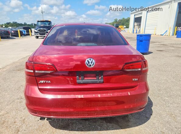 3VW2B7AJ1HM247410 2017 VOLKSWAGEN JETTA Maroon Vista interior delantera
