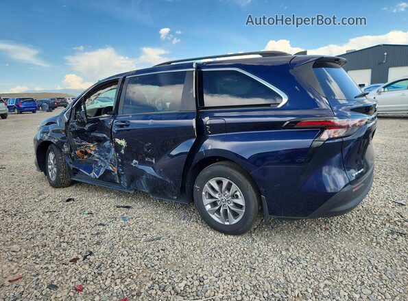 5TDKSKFCXSS180166 2025 TOYOTA SIENNA Blue Trasero derecho