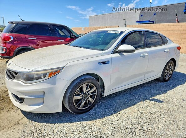 KNAGT4L34G5102737 2016 KIA OPTIMA White Հետևի ձախ
