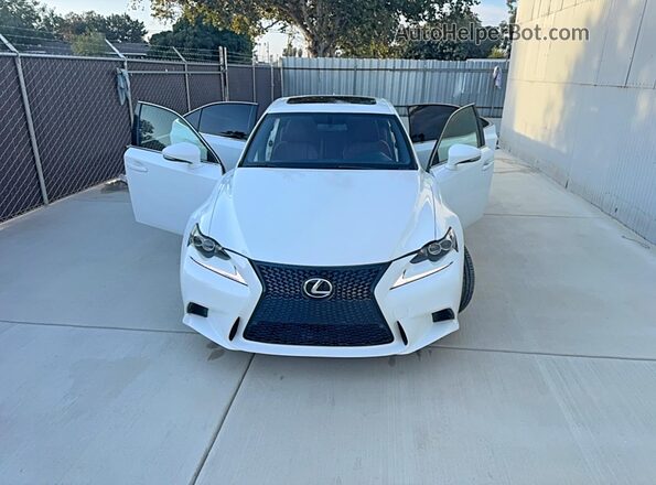 JTHBA1D25G5037001 2016 LEXUS IS White Widok komory silnika