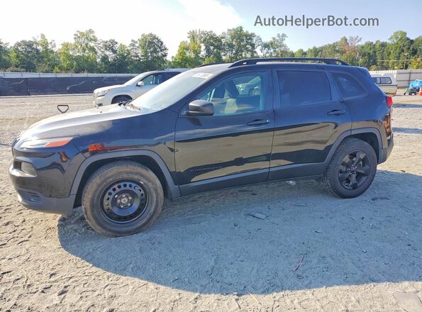 1C4PJMAB7HW552123 2017 JEEP CHEROKEE Black Trasero izquierdo