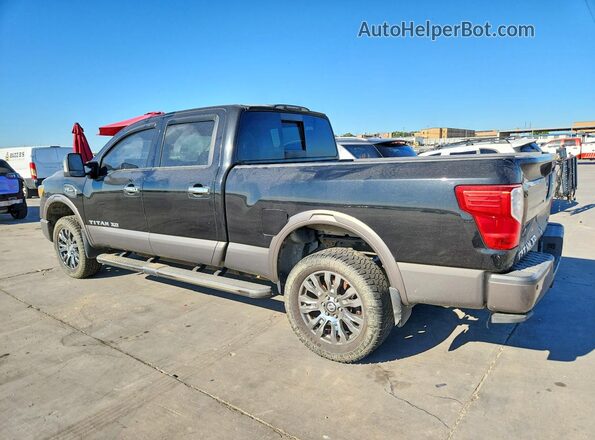 1N6AA1F41HN507860 2017 NISSAN TITAN Black Tył prawy