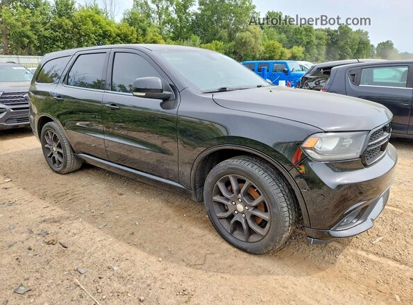 1C4SDJCT1HC797233 2017 DODGE DURANGO Black Front view