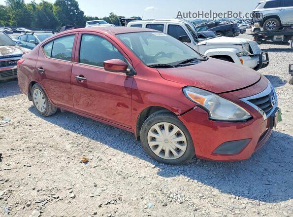 3N1CN7AP7HL830334 2017 NISSAN VERSA Maroon Widok z przodu
