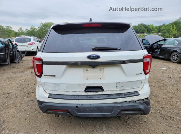 1FM5K8AR1KGA29685 2019 FORD EXPLORER White Widok wnętrza z przodu