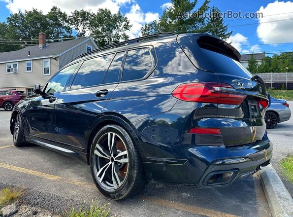 5UXCX6C06N9N10085 2022 BMW X7 Черный Задняя правая четверть