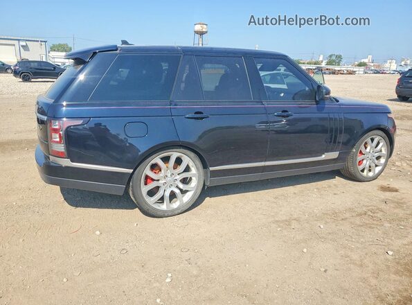 SALGS2PF7GA285582 2016 LAND ROVER RANGE ROVER Blue Delantero derecho
