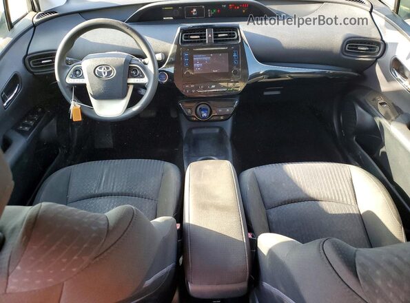 JTDKBRFU7H3034397 2017 TOYOTA PRIUS Угольный Вид щитка приборов