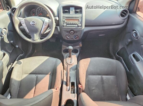 3N1CN7AP0HL859867 2017 NISSAN VERSA Black Widok zestawu wskaźników