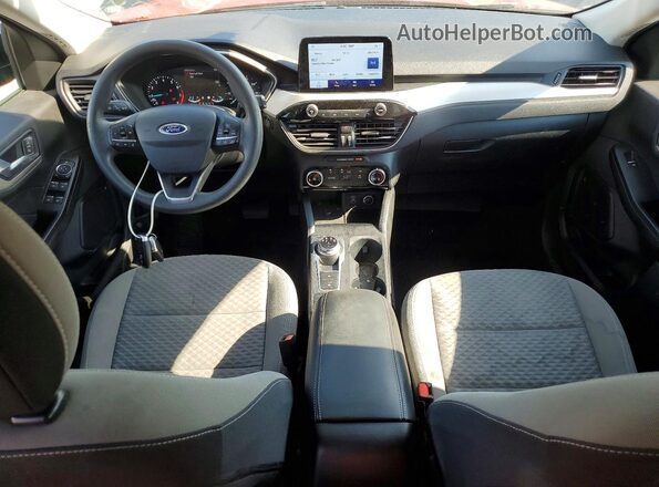 1FMCU0G69MUB17114 2021 FORD ESCAPE Красный Вид щитка приборов