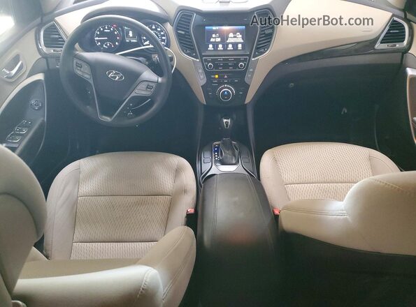 5XYZUDLB5HG489467 2017 HYUNDAI SANTA Серый Вид щитка приборов