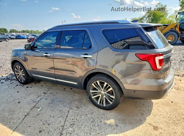 1FM5K8HT0HGC45649 2017 FORD EXPLORER Gray Rear right