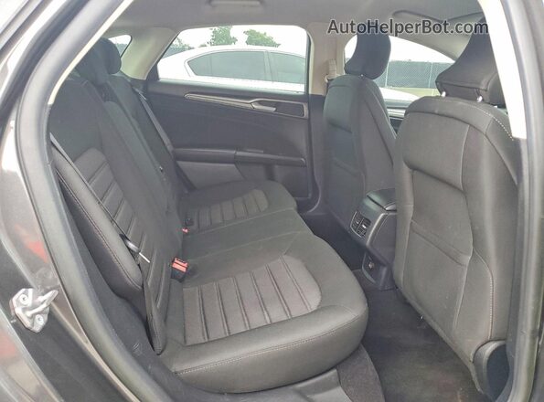 3FA6P0T97KR239778 2019 FORD FUSION Gray უკანა სალონის ხედი