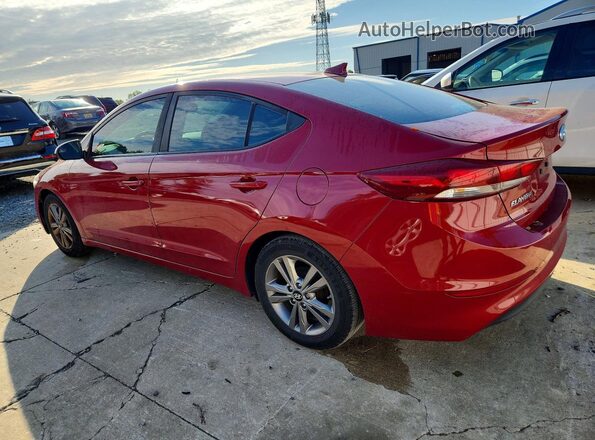 KMHD84LF1HU064453 2017 HYUNDAI ELANTRA Red Trasero derecho