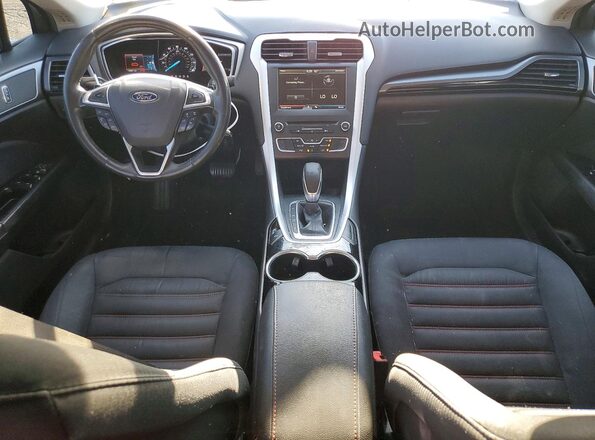 3FA6P0T96GR290633 2016 FORD FUSION Синий Вид щитка приборов