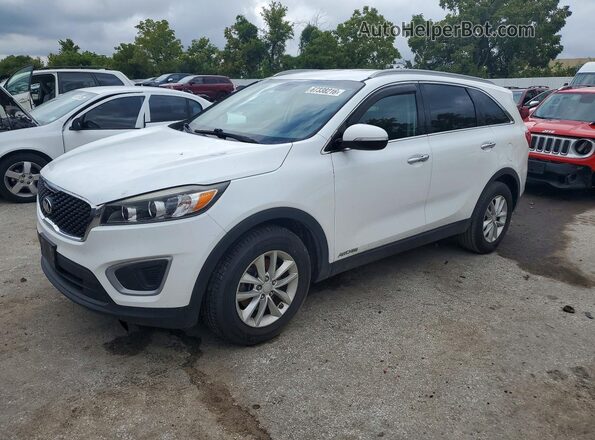 5XYPGDA57HG209043 2017 KIA SORENTO Белый Задняя левая четверть