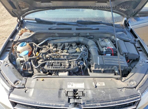 3VWD17AJ4HM303299 2017 VOLKSWAGEN JETTA Gray ძრავის განყოფილების ხედი