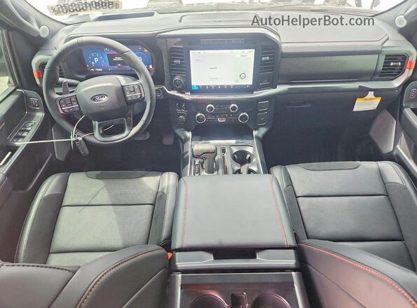 1FTFW1RGXTFA45799 2026 FORD F150 Black Widok zestawu wskaźników