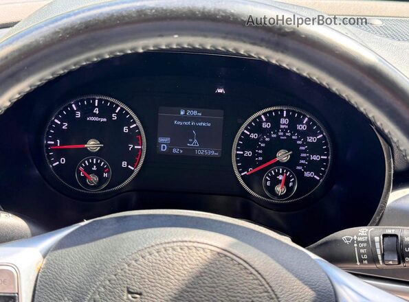 5XYP6DHC4LG055973 2020 KIA TELLURIDE Бордовый Вид щитка приборов
