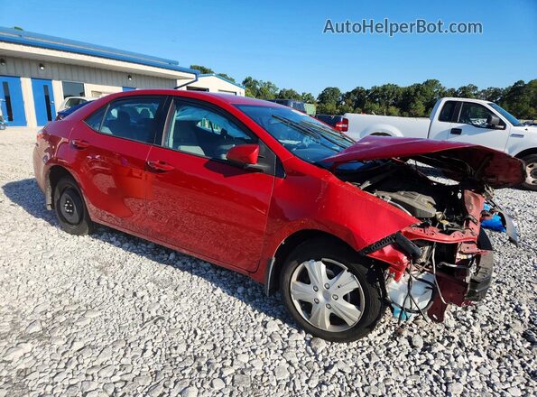 2T1BURHE1GC732638 2016 TOYOTA COROLLA Red წინა ხედი