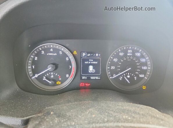 KM8J33A20JU737671 2018 HYUNDAI TUCSON Silver უკანა სავარძლების ხედი
