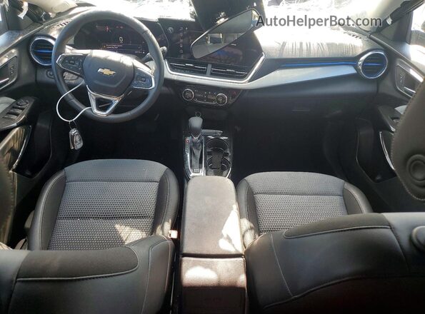 KL77LHEP4SC233128 2025 CHEVROLET TRAX Black ხელსაწყოთა პანელის ხედი