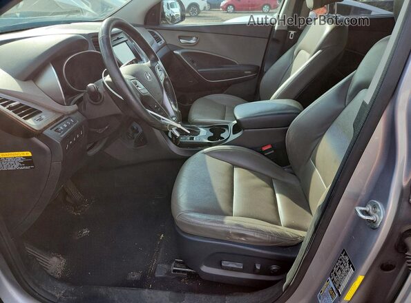 KM8SRDHF8HU179872 2017 HYUNDAI SANTA Серебряный Вид панели приборов