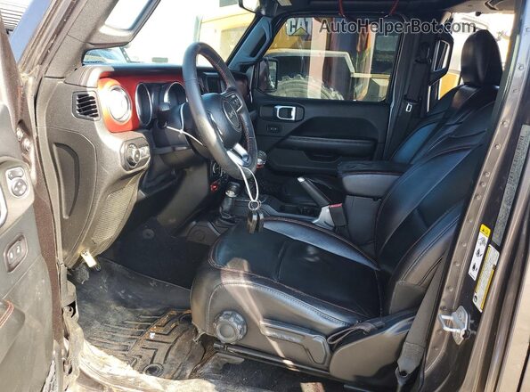 1C4HJXFG1JW305857 2018 JEEP WRANGLER Gray Vista del salpicadero