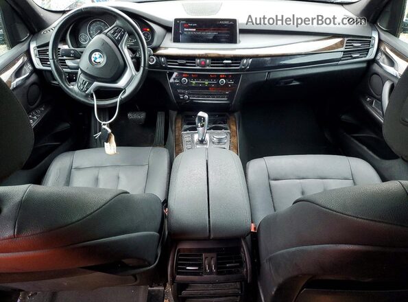5UXKR0C37H0V72827 2017 BMW X5 Черный Вид щитка приборов